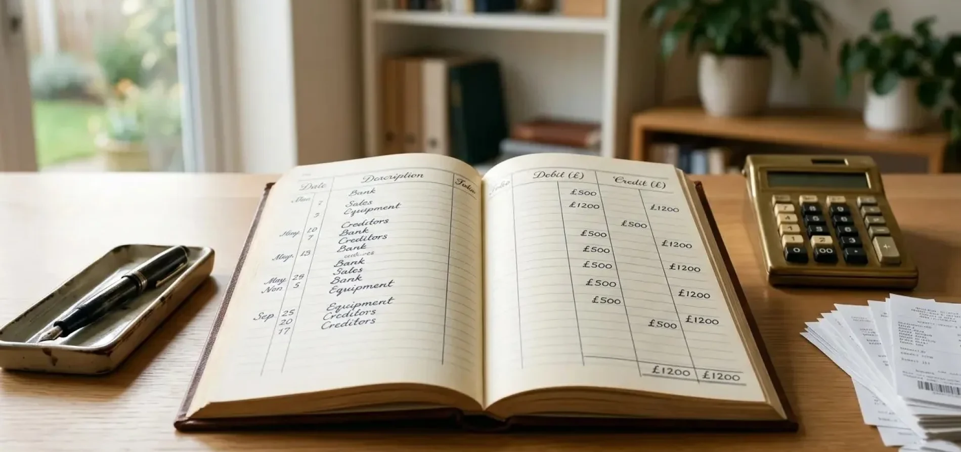 Double entry bookkeeping
